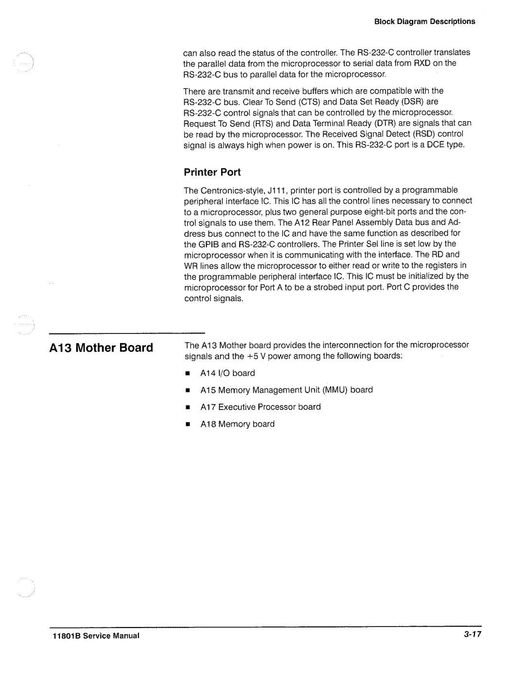 Tektronix 11801B manual 