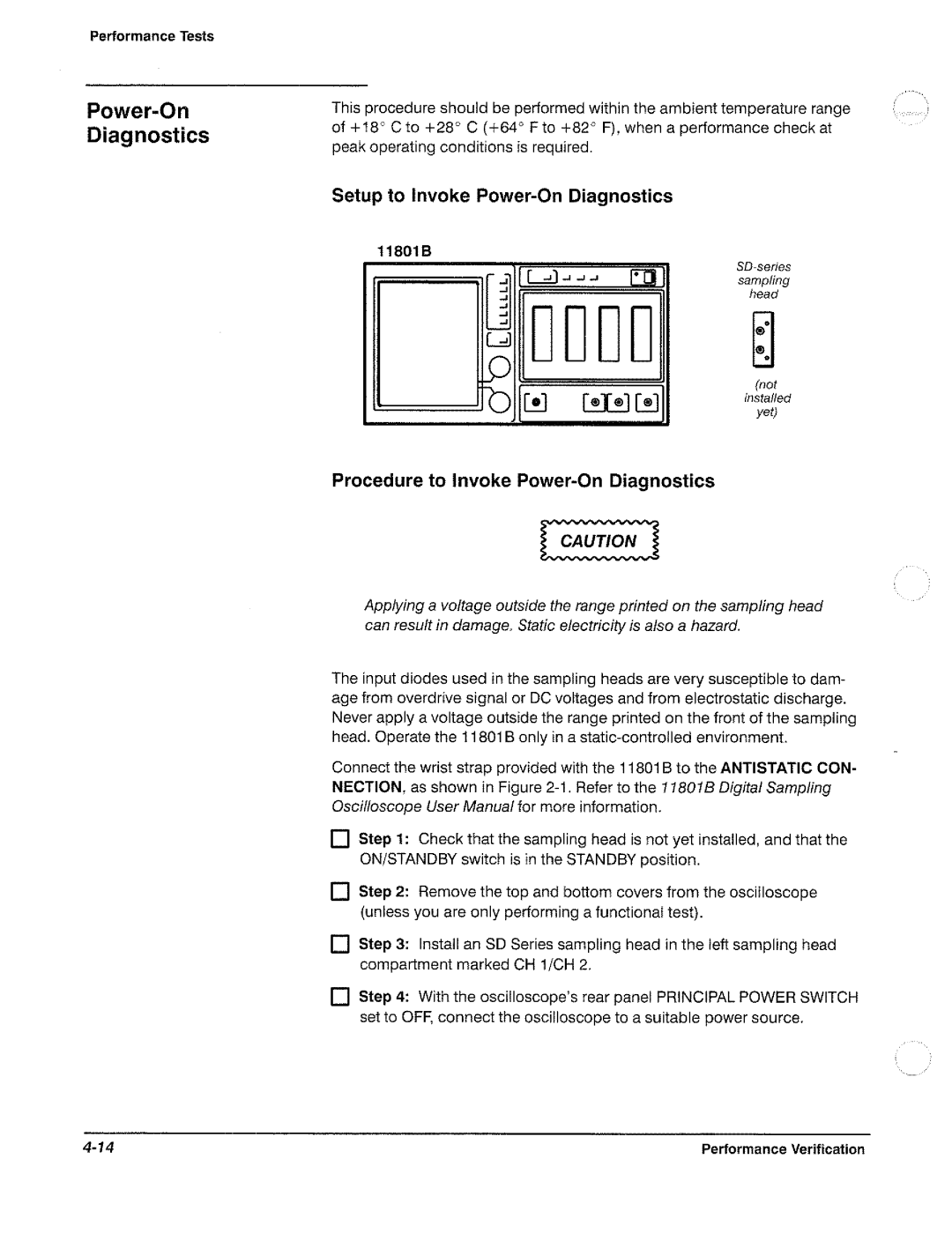 Tektronix 11801B manual 