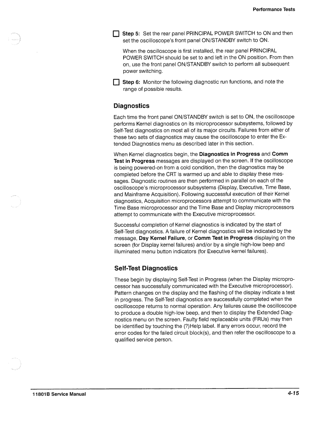 Tektronix 11801B manual 