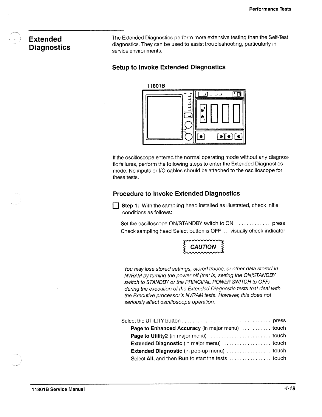 Tektronix 11801B manual 