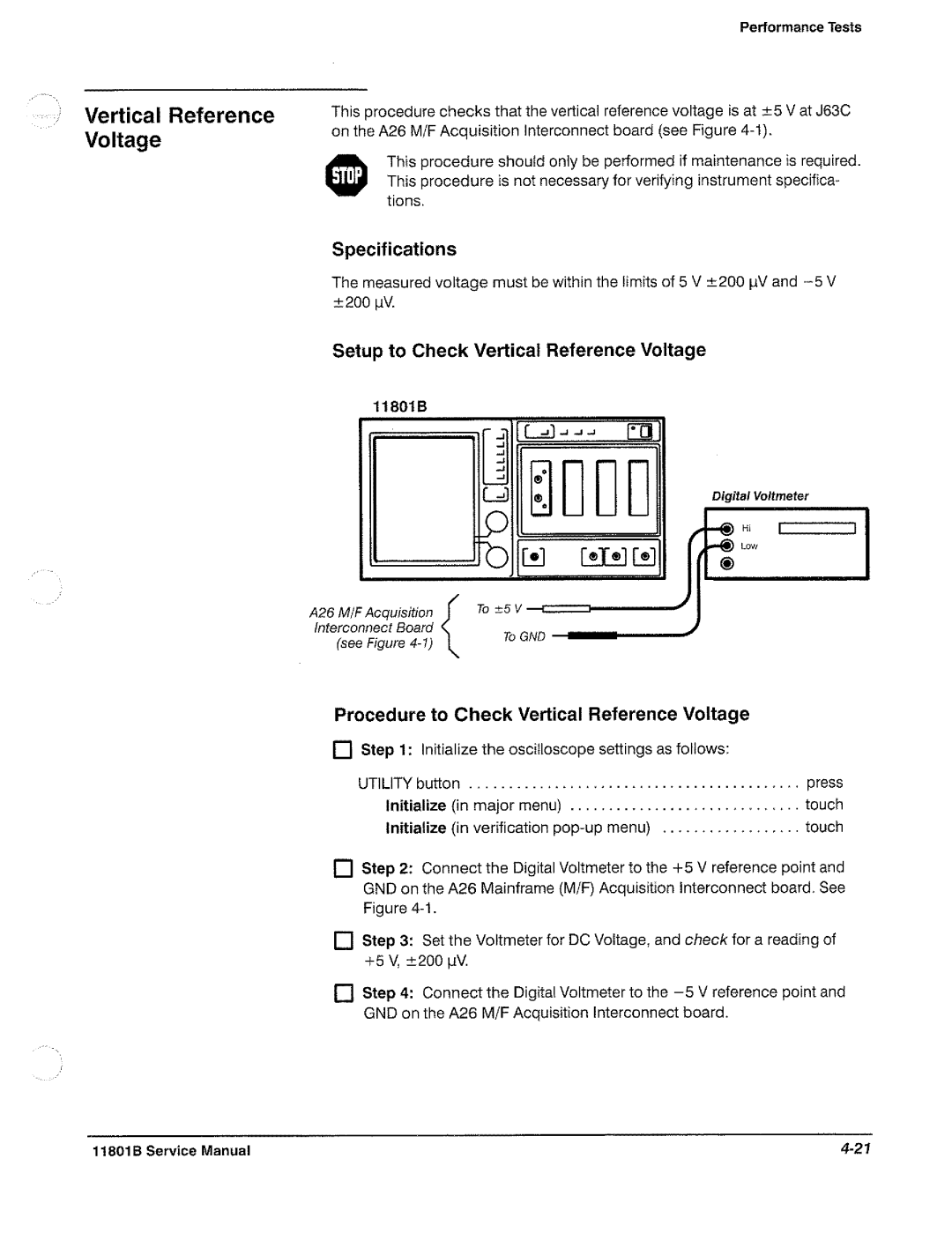 Tektronix 11801B manual 