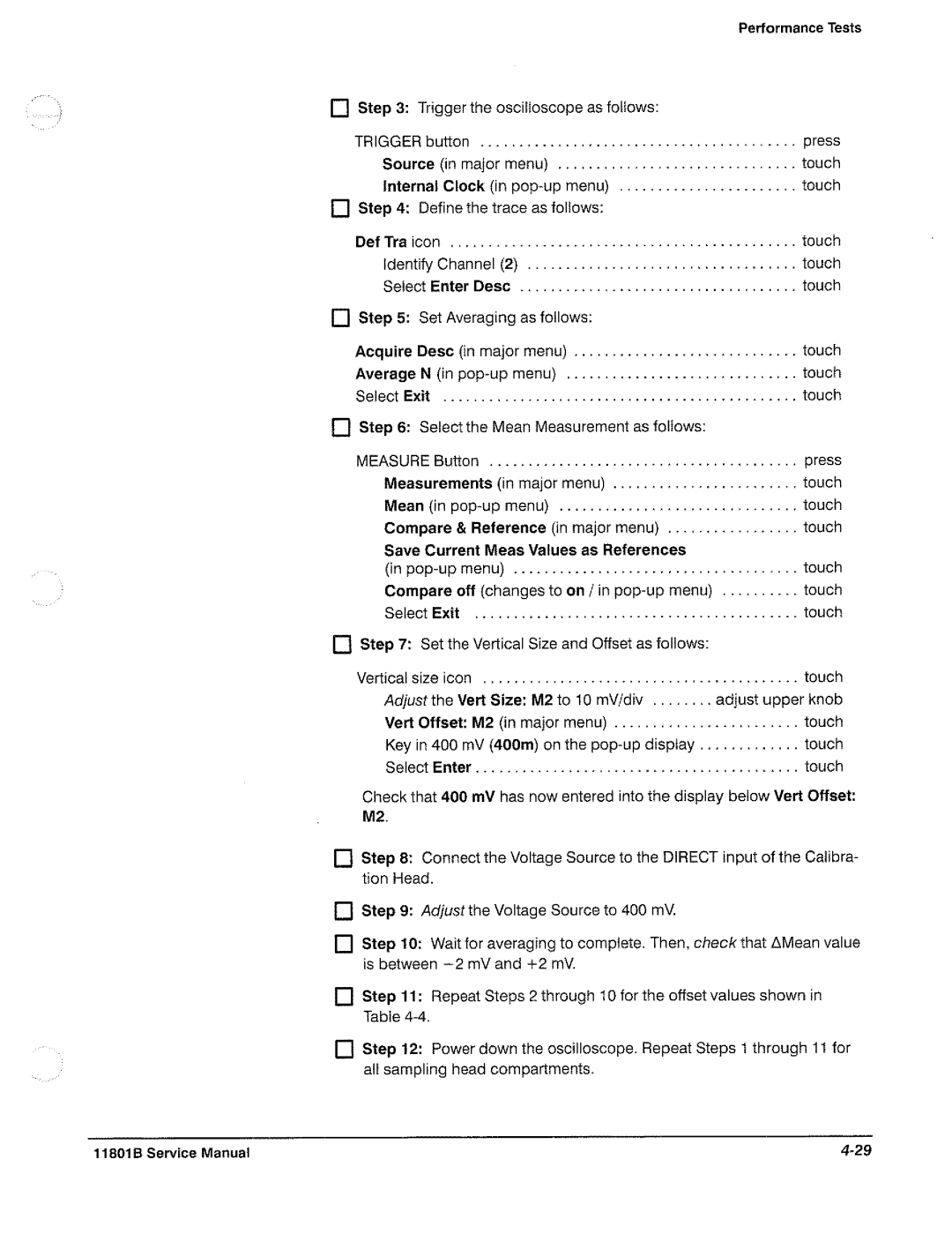 Tektronix 11801B manual 