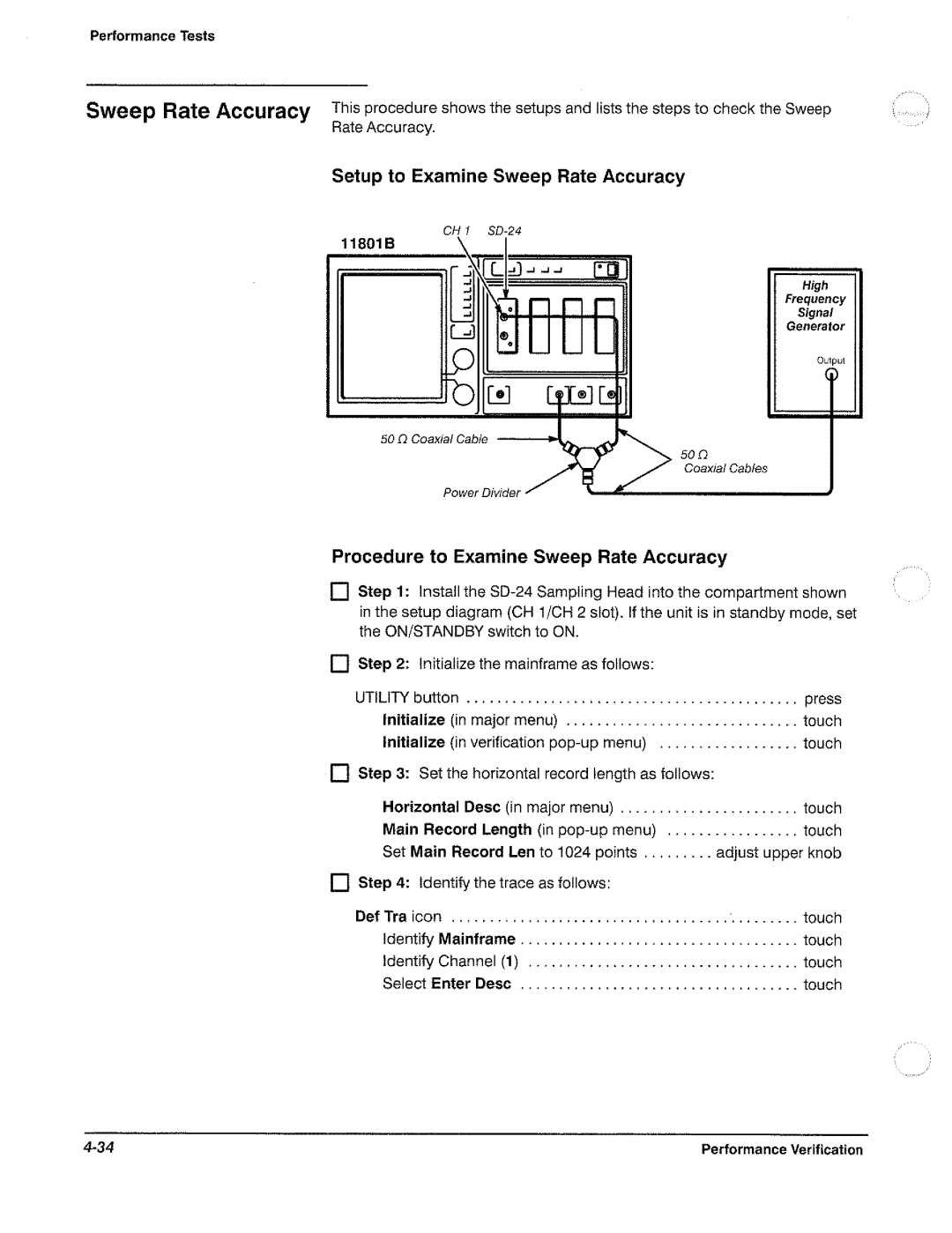 Tektronix 11801B manual 