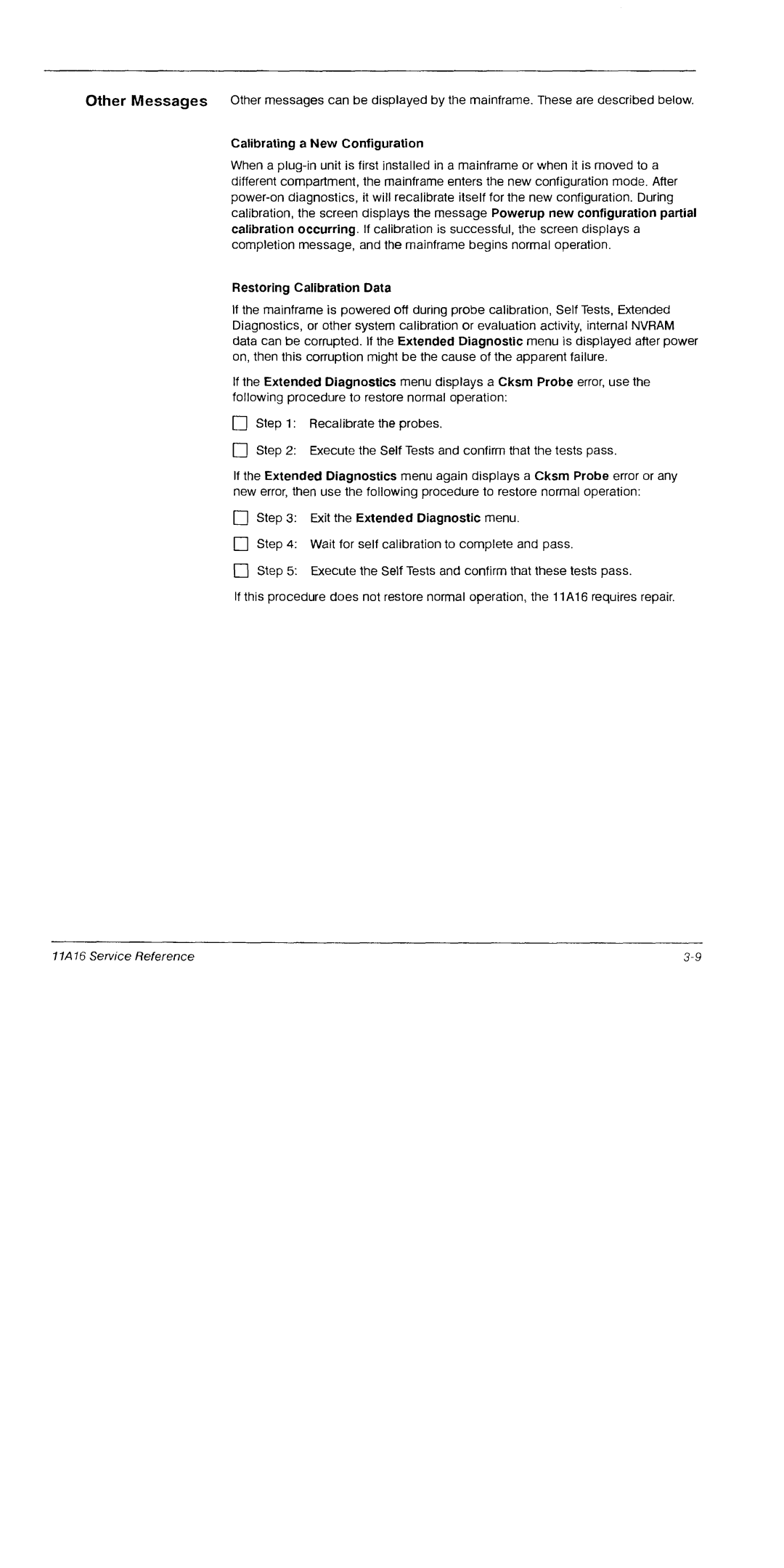 Tektronix 11A16 manual 