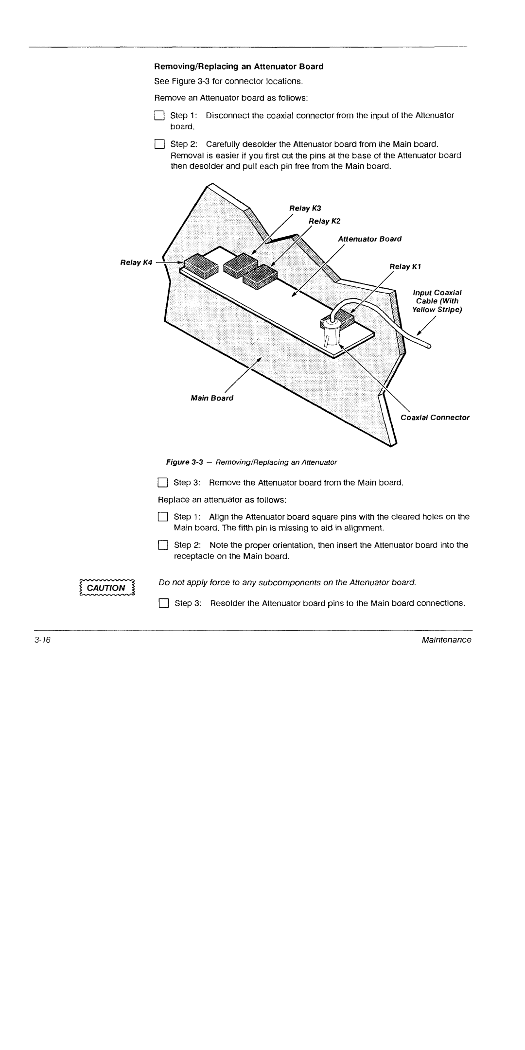 Tektronix 11A16 manual 