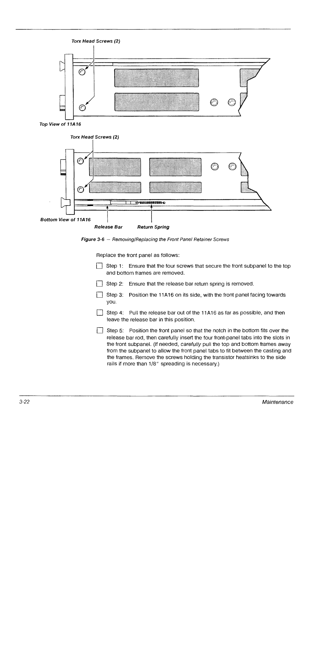 Tektronix 11A16 manual 