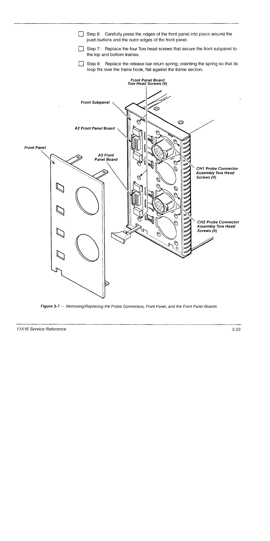 Tektronix 11A16 manual 
