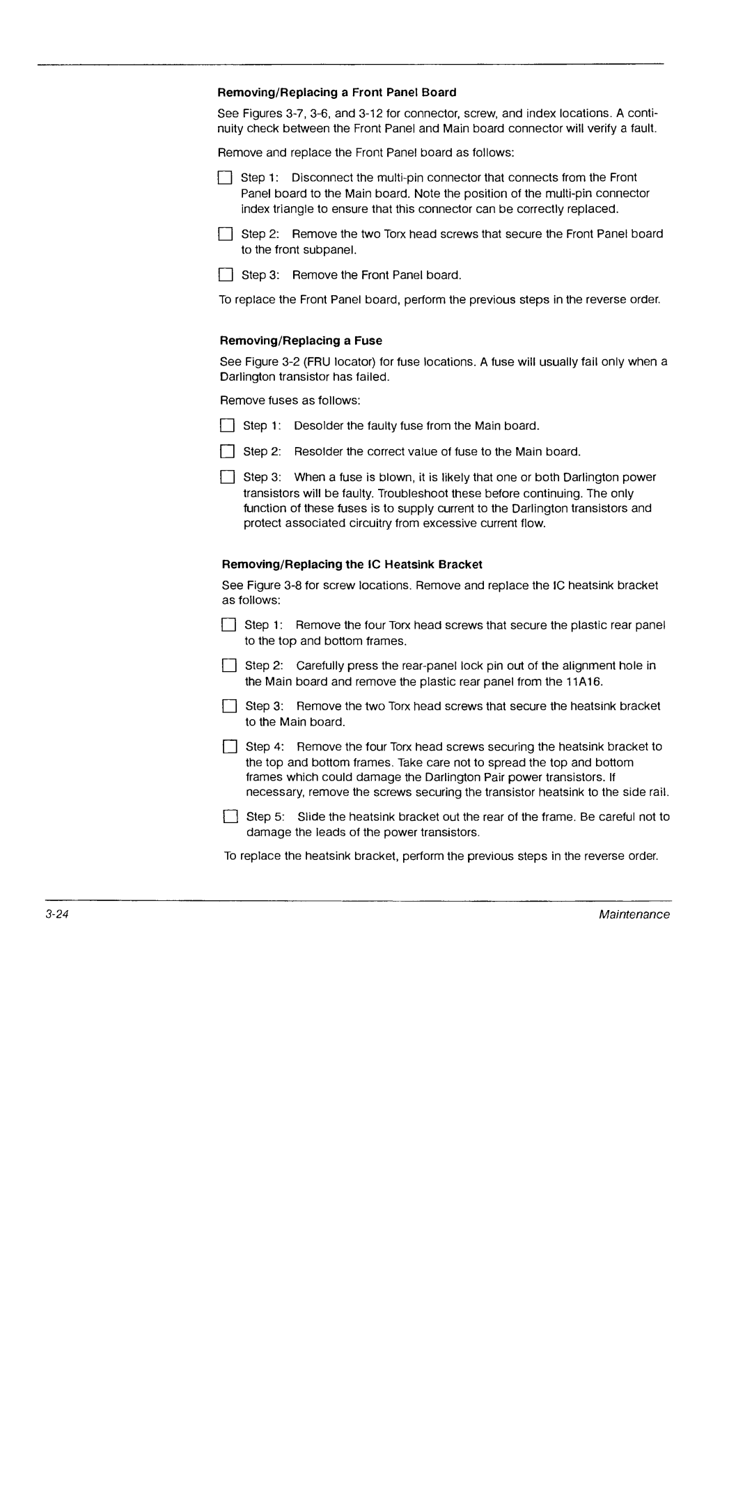 Tektronix 11A16 manual 