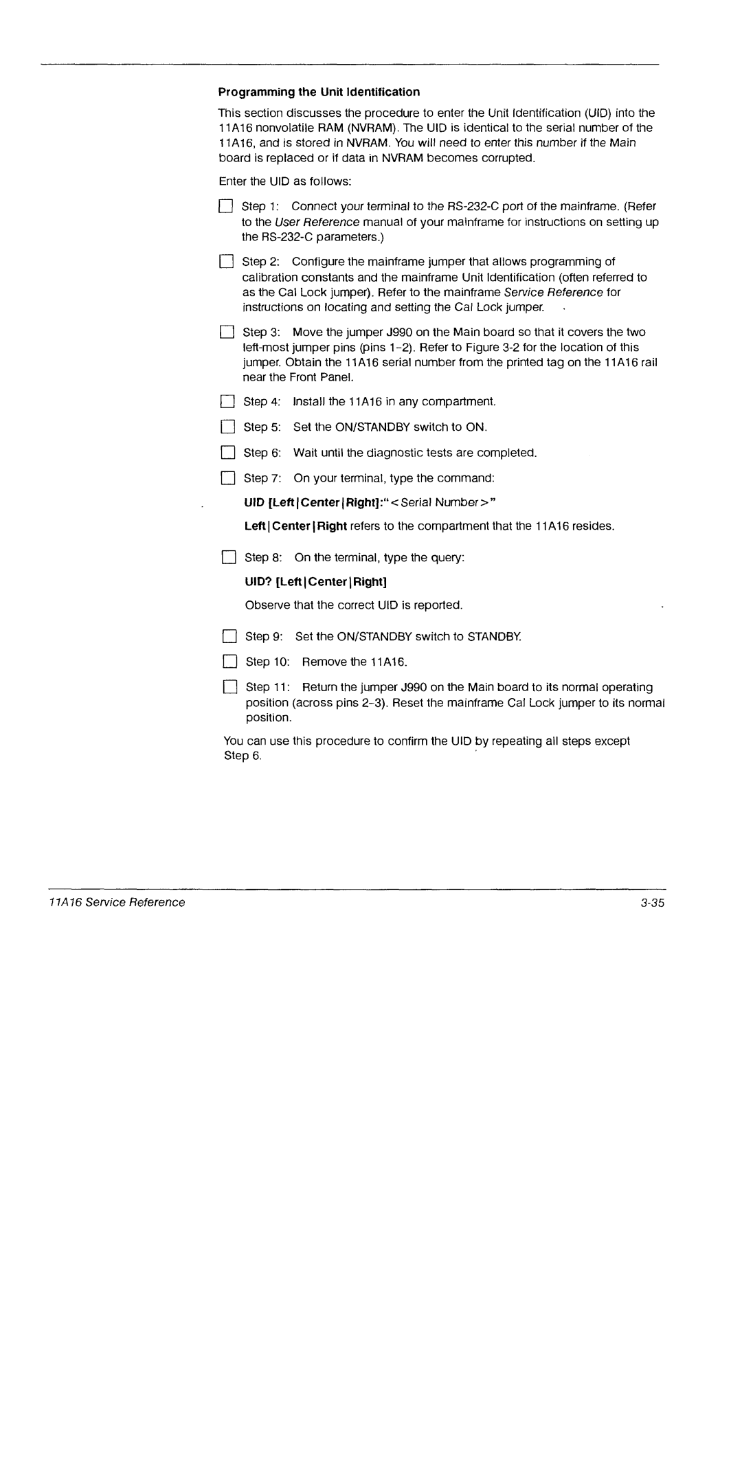 Tektronix 11A16 manual 