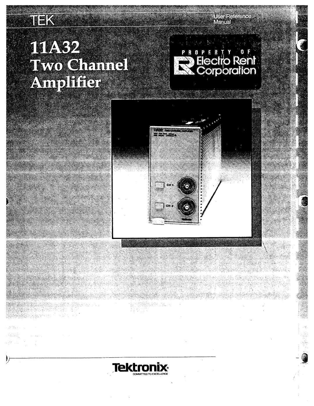 Tektronix 11A32 manual 