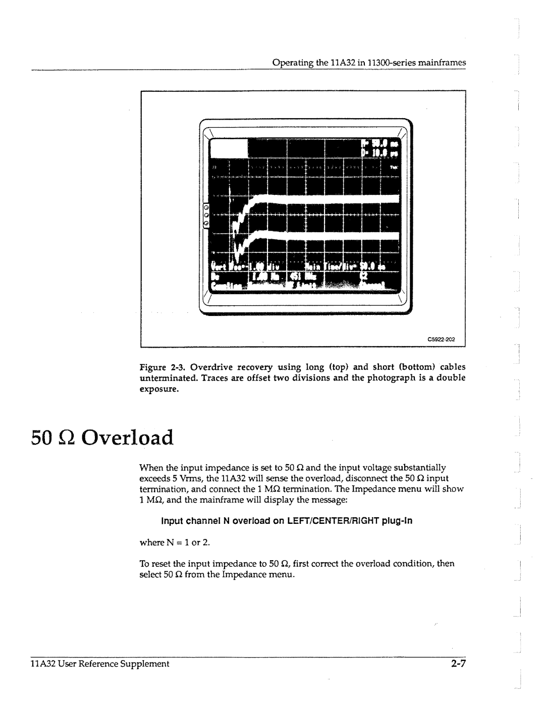 Tektronix 11A32 manual 