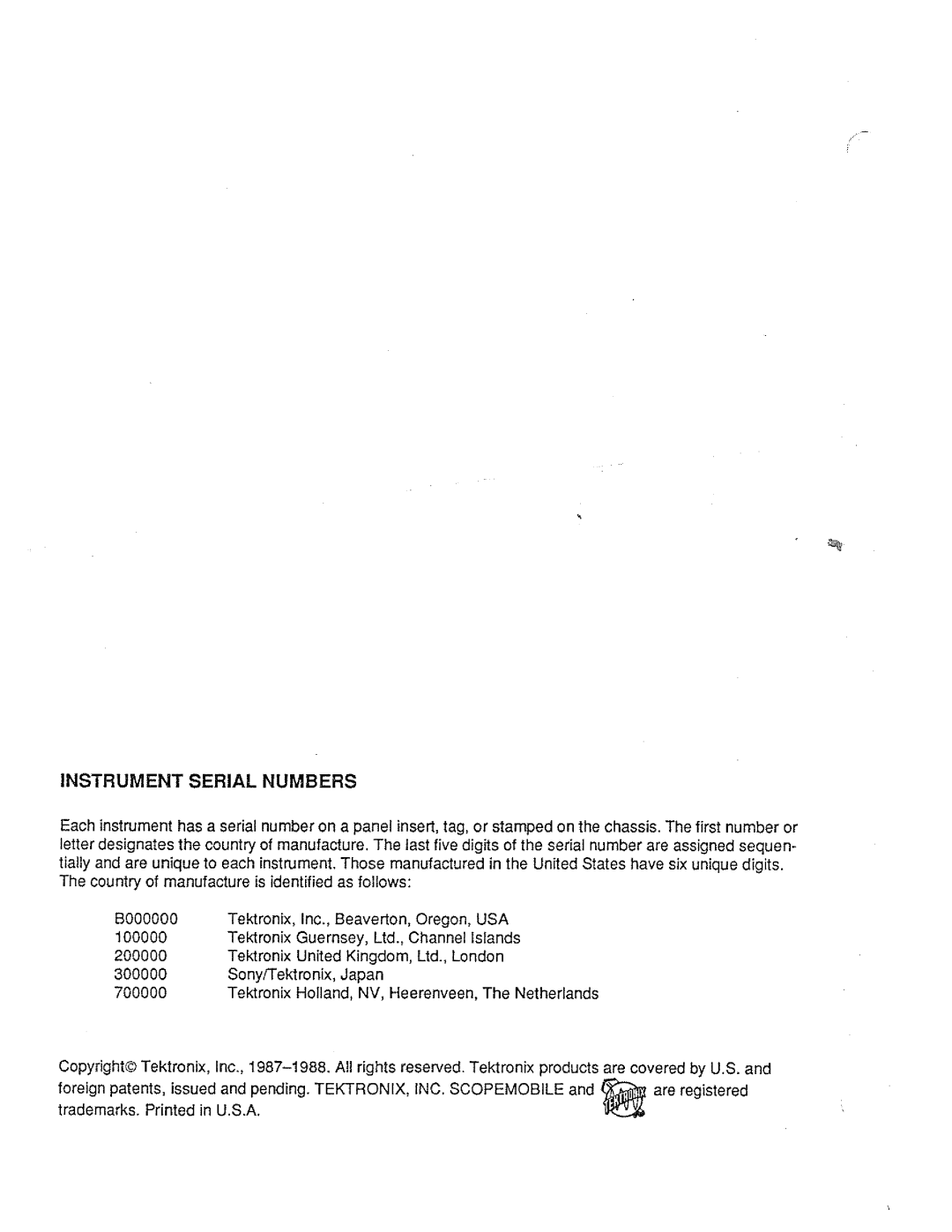 Tektronix 11A32 manual 