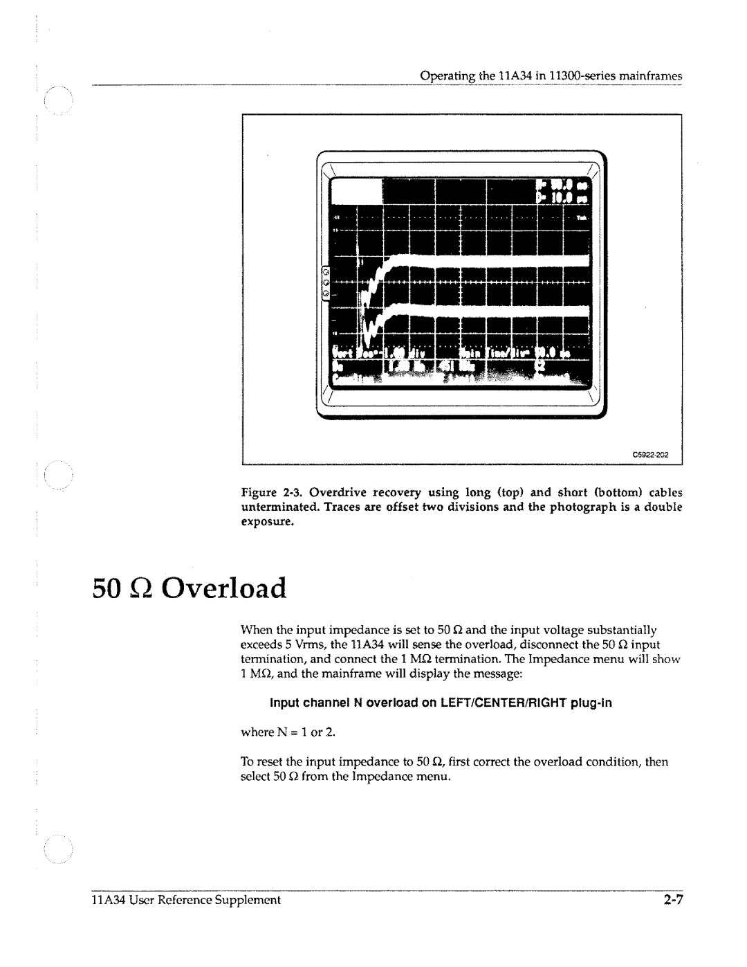 Tektronix 11A34 manual 