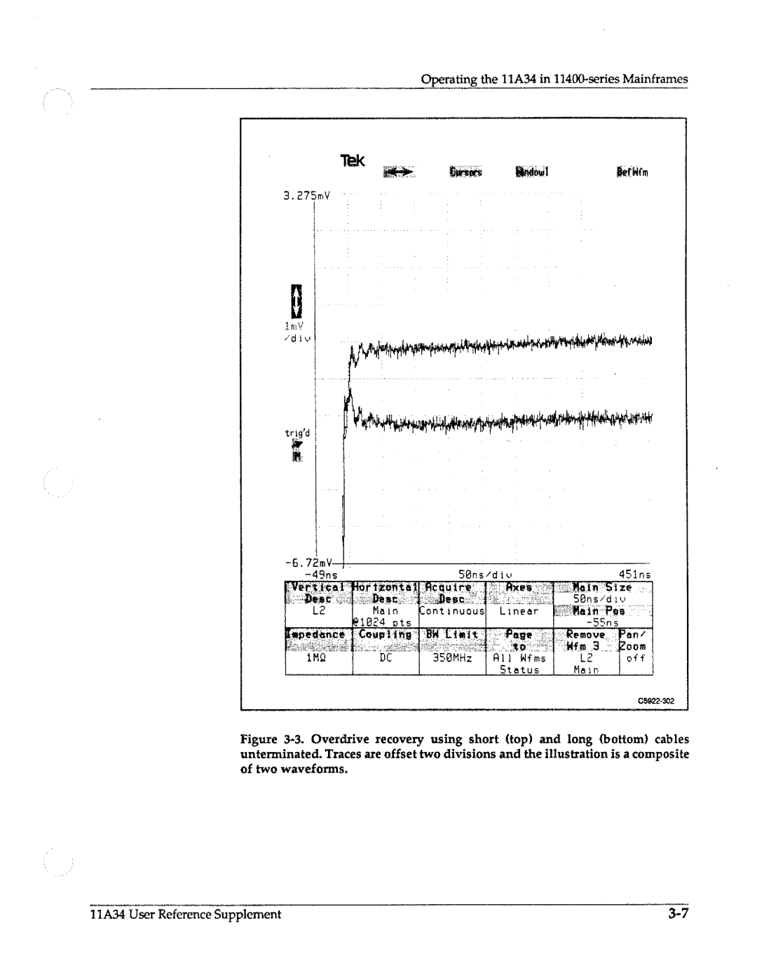 Tektronix 11A34 manual 