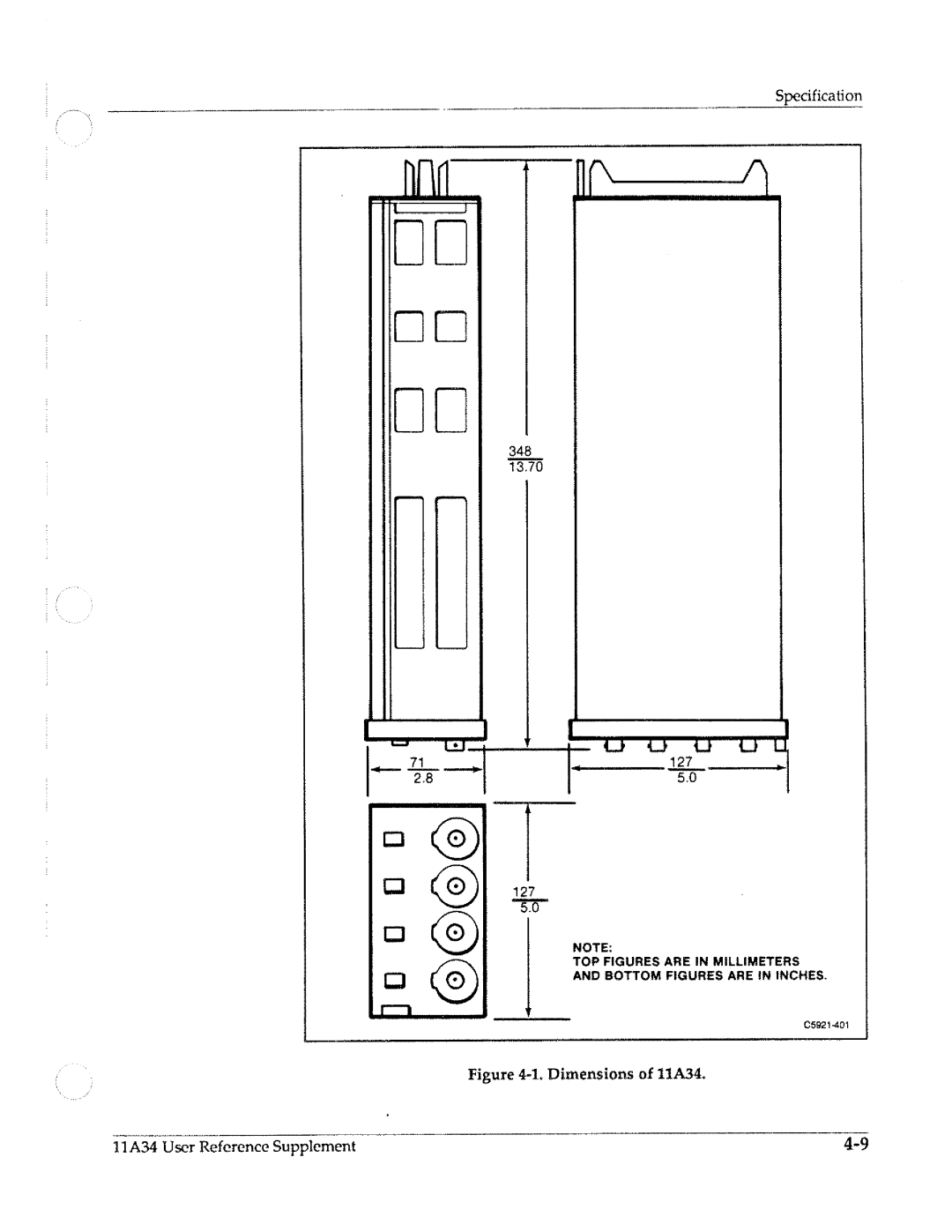 Tektronix 11A34 manual 