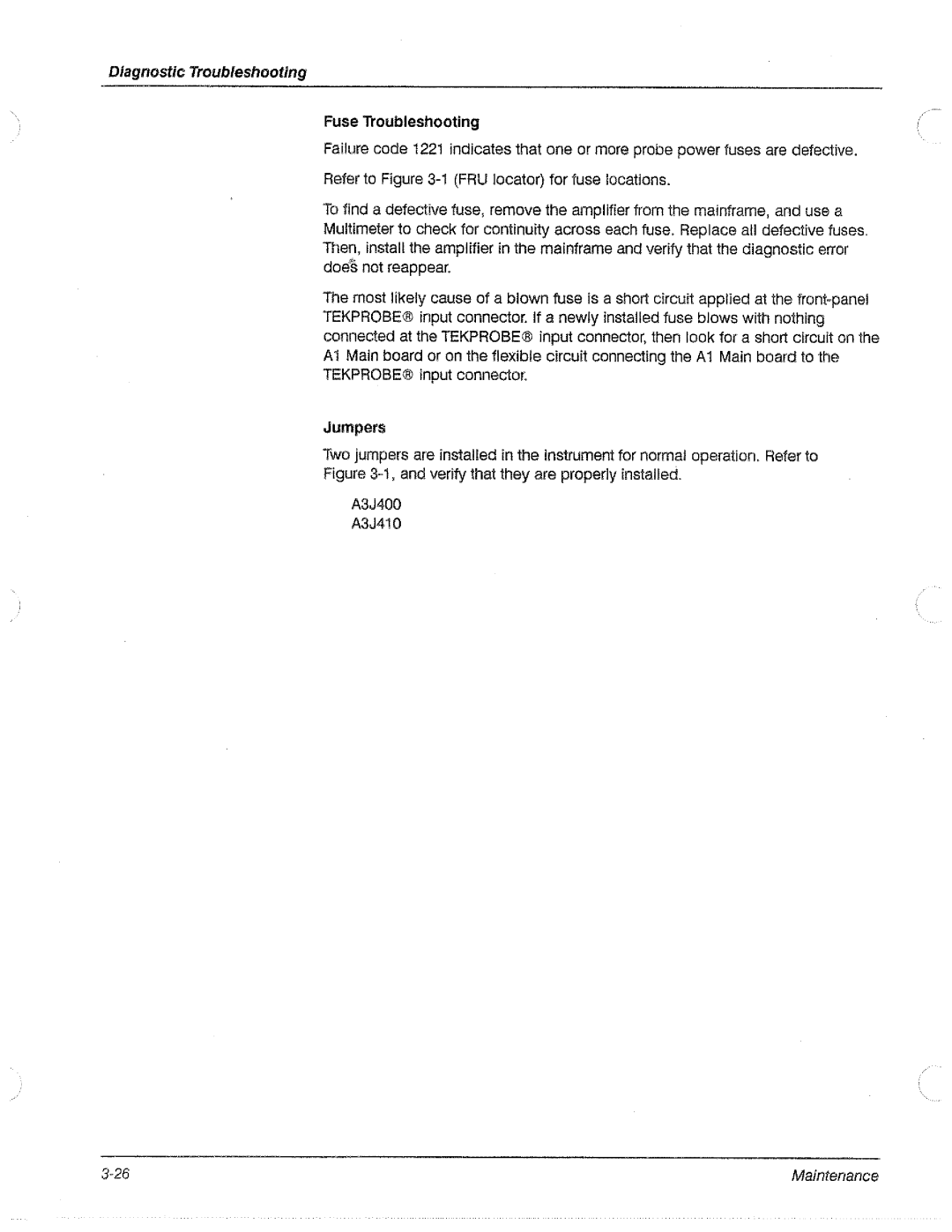 Tektronix 11A71 manual 