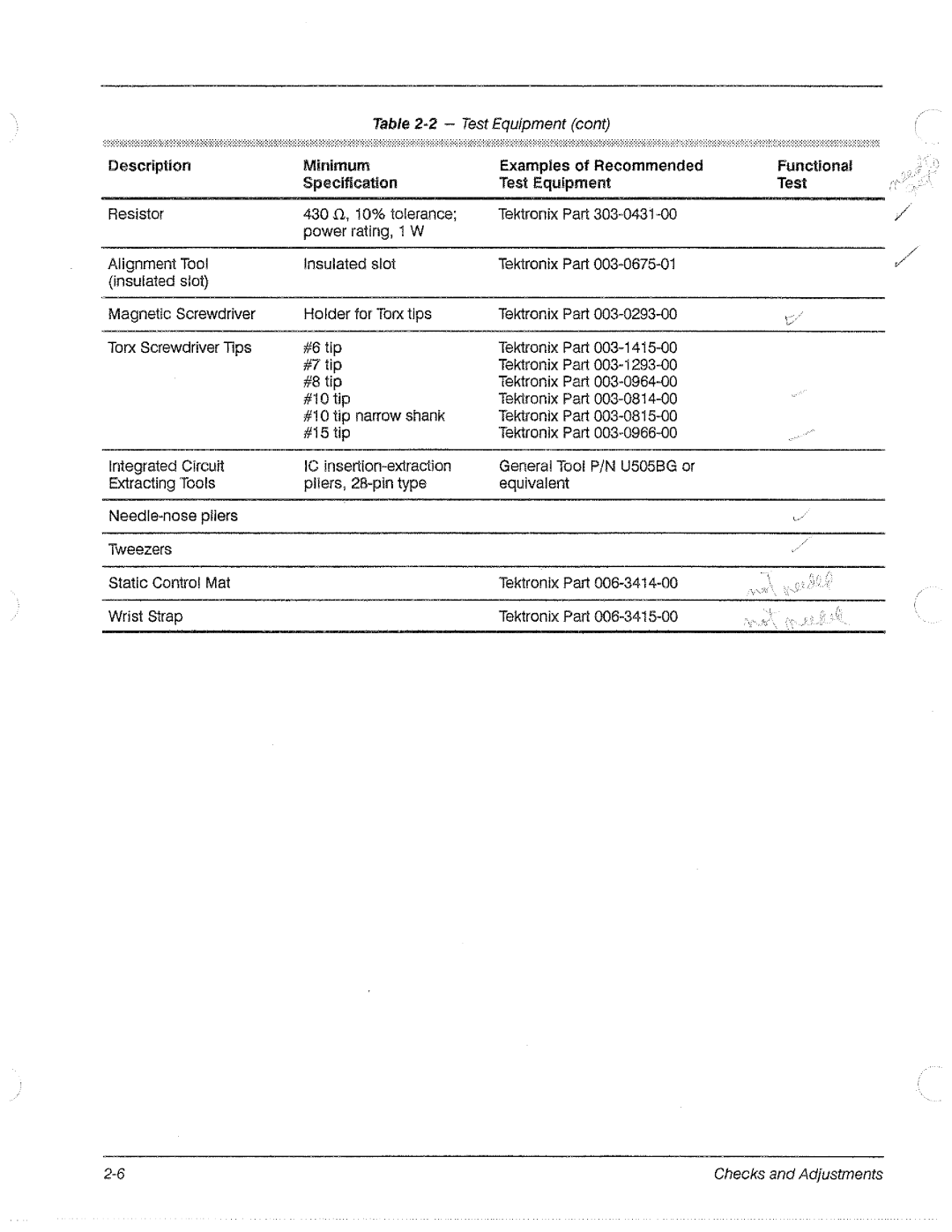 Tektronix 11A71 manual 