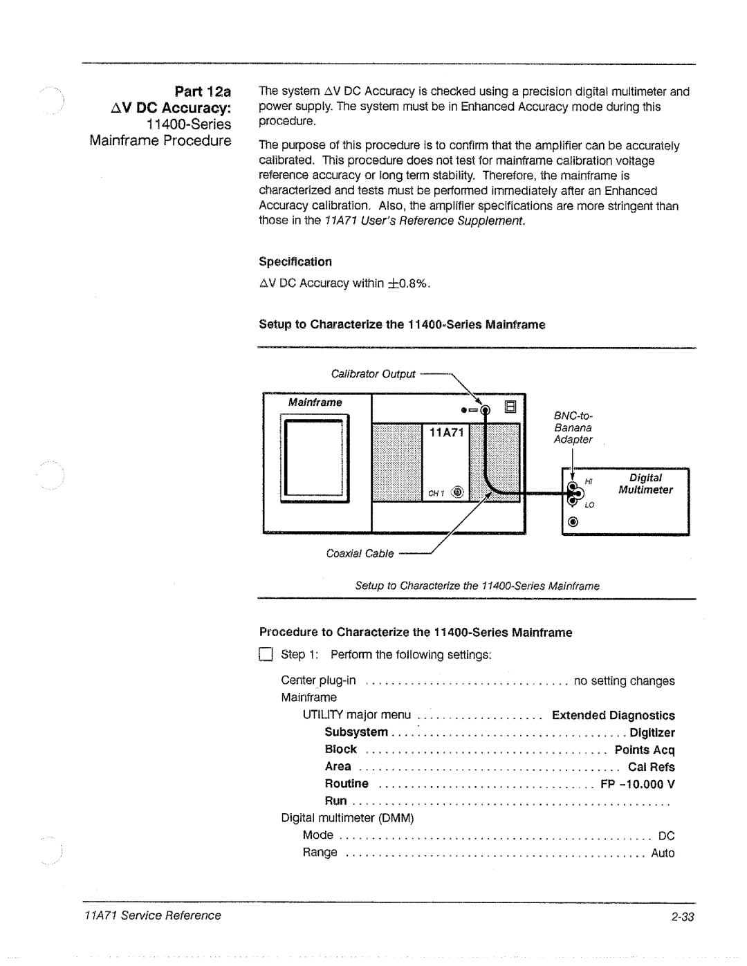 Tektronix 11A71 manual 
