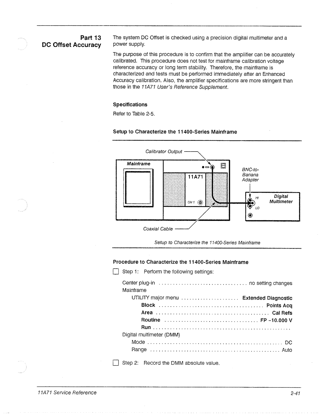 Tektronix 11A71 manual 