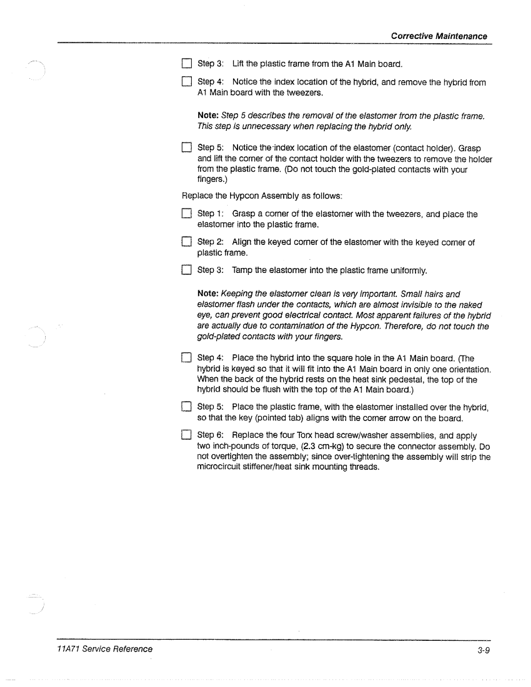 Tektronix 11A71 manual 