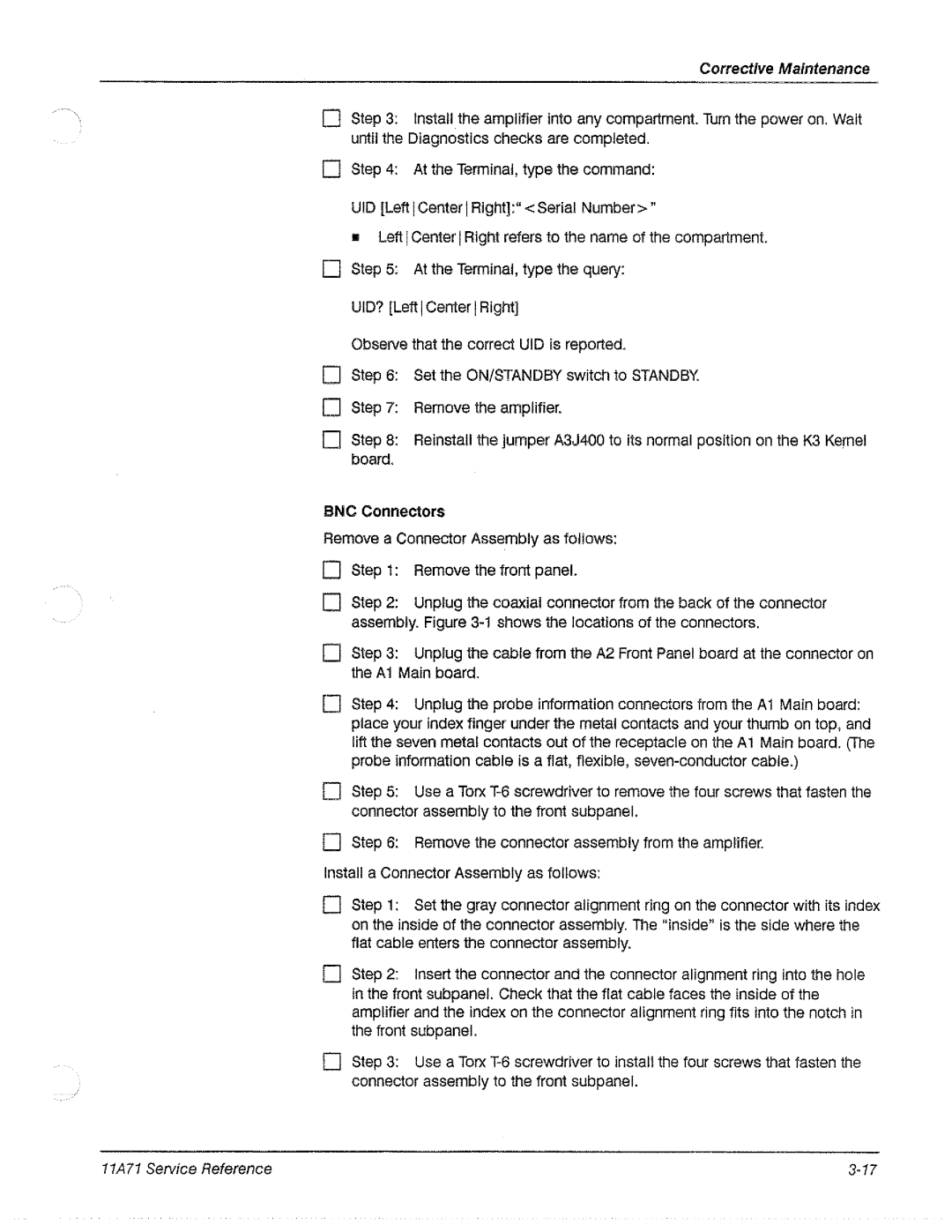 Tektronix 11A71 manual 