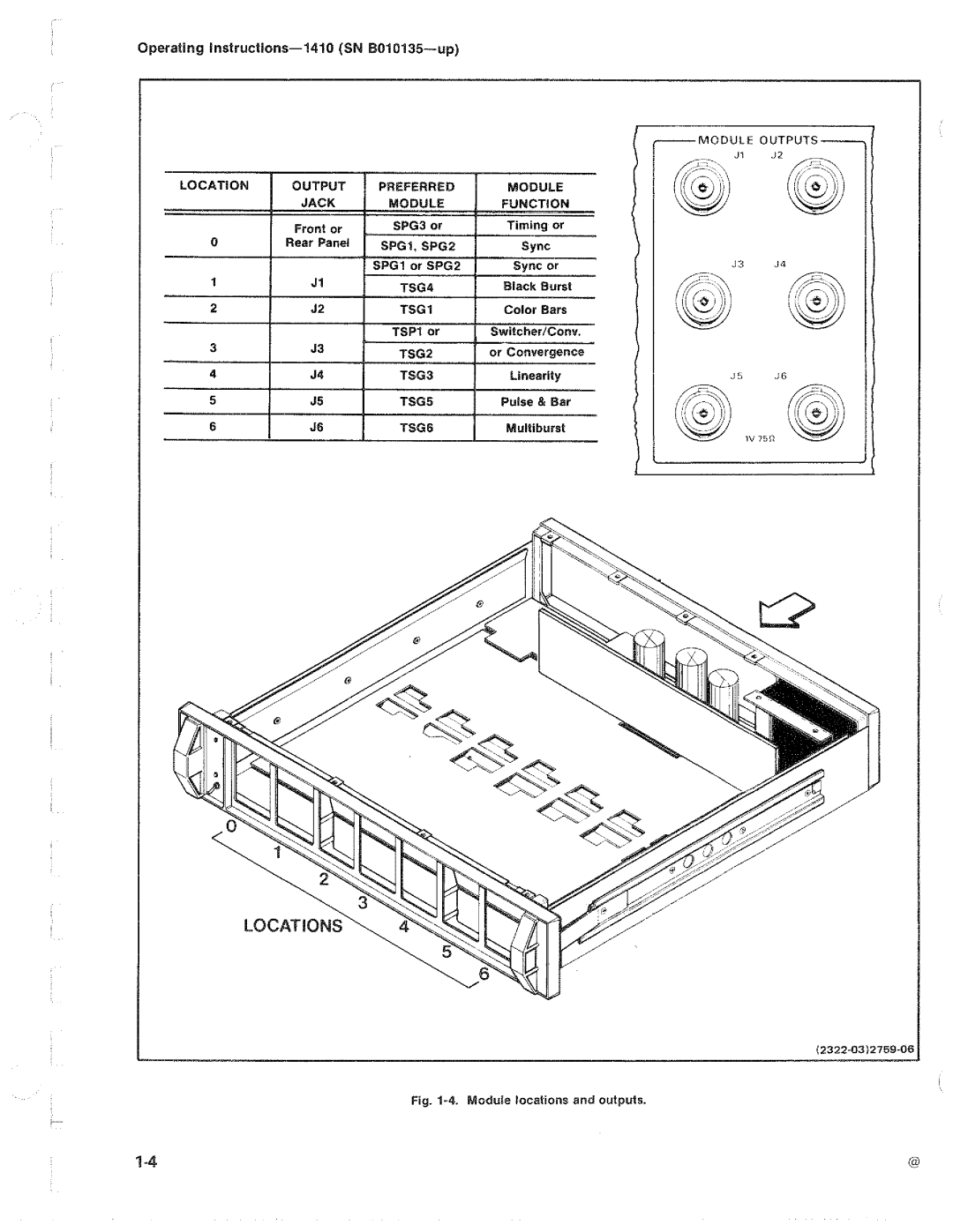 Tektronix 1410 manual 