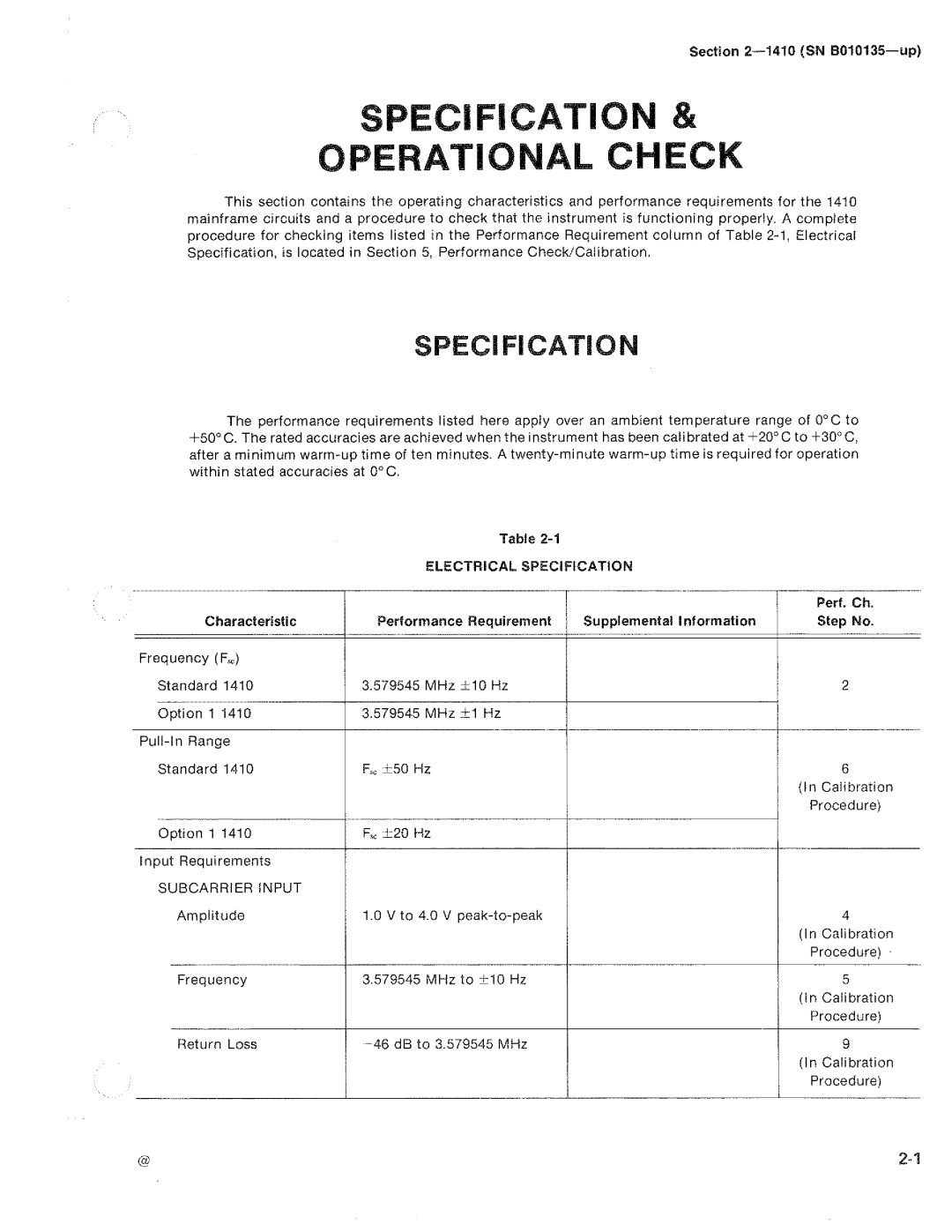 Tektronix 1410 manual 
