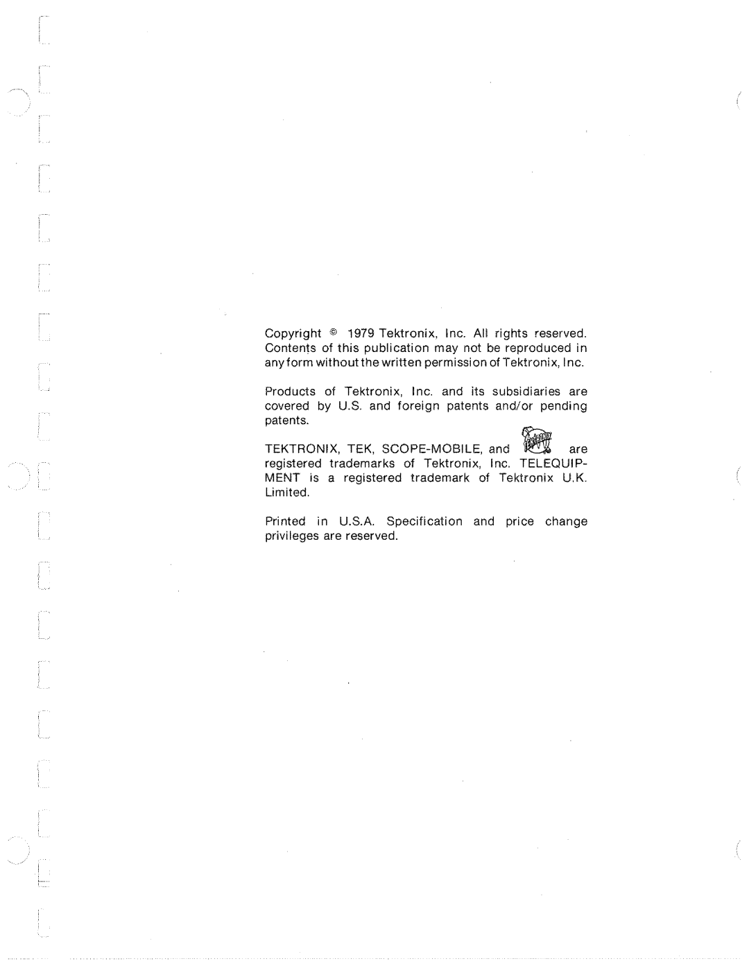Tektronix 1410 manual 