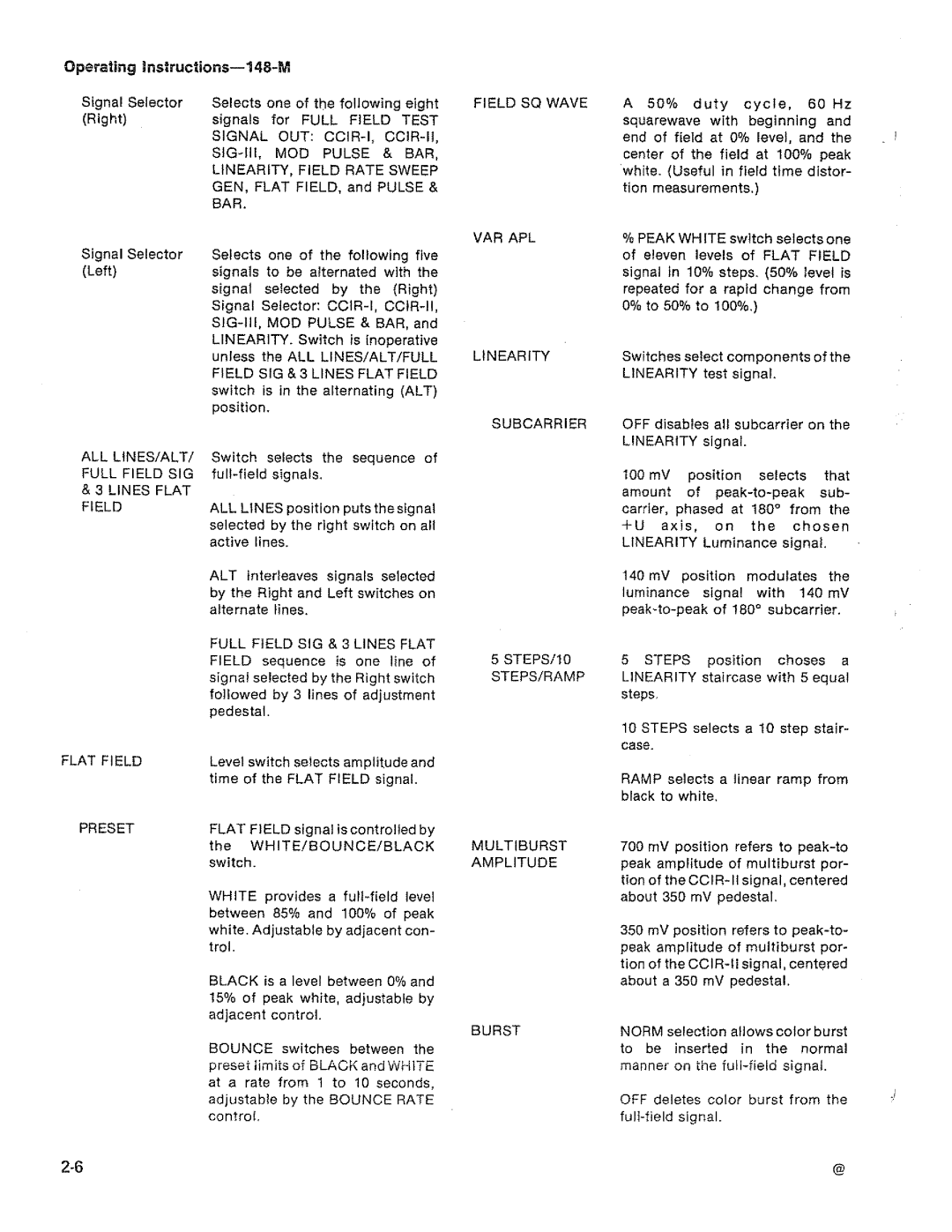 Tektronix 148-M manual 