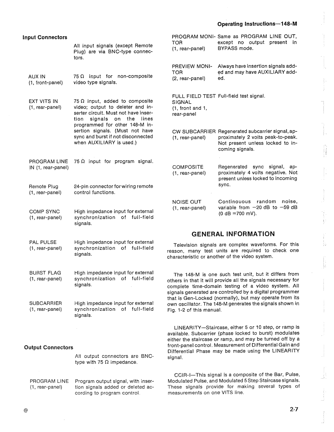Tektronix 148-M manual 
