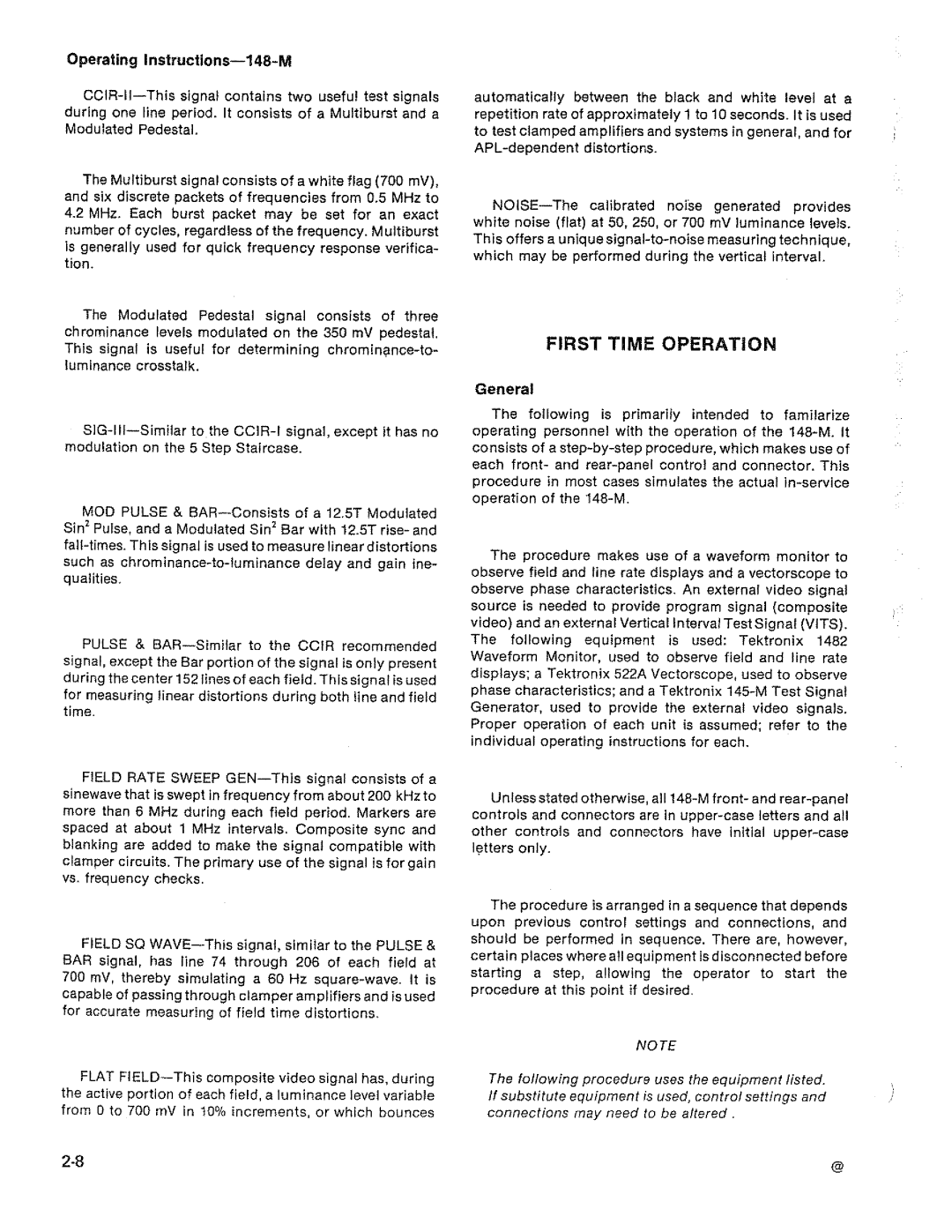 Tektronix 148-M manual 