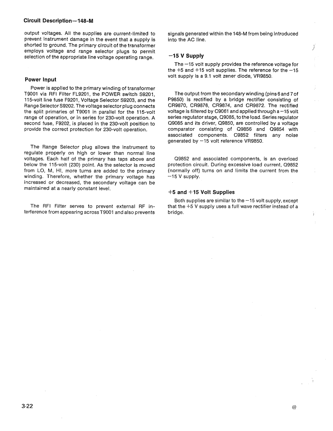Tektronix 148-M manual 