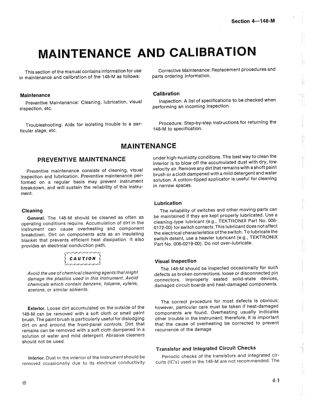 Tektronix 148-M manual 