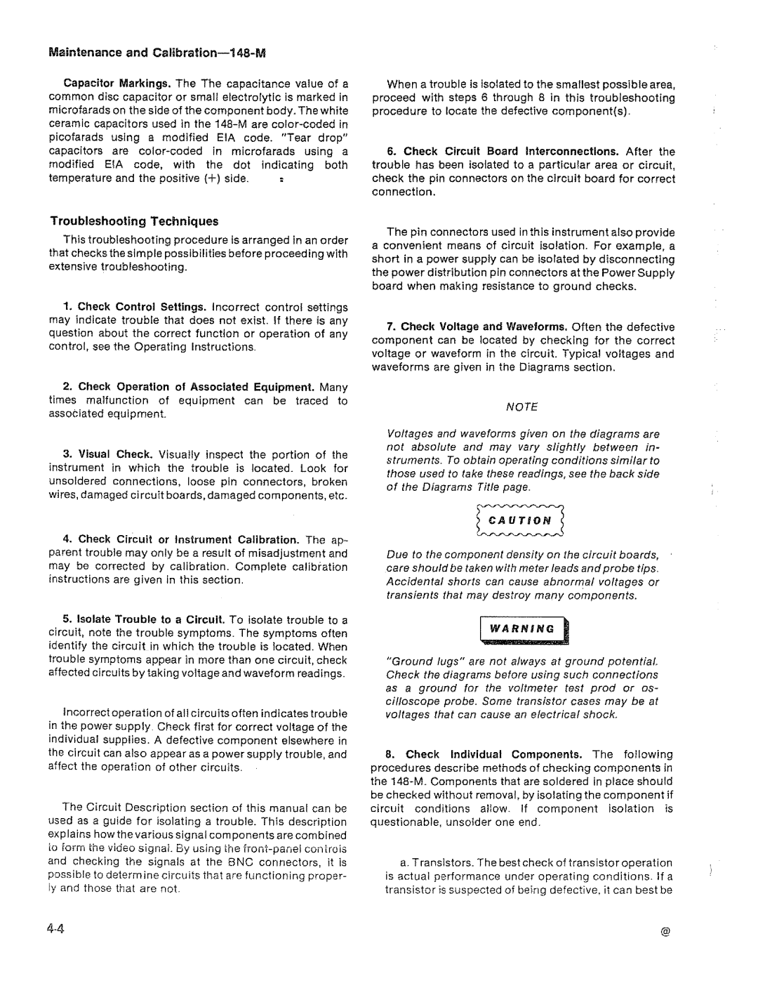 Tektronix 148-M manual 