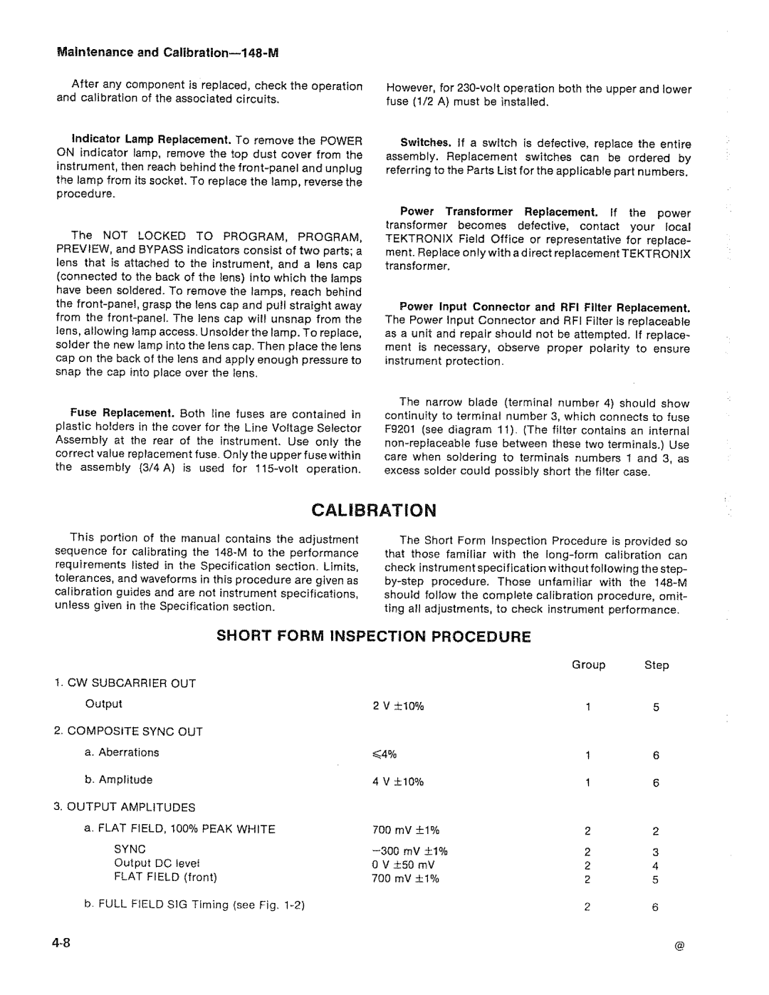 Tektronix 148-M manual 