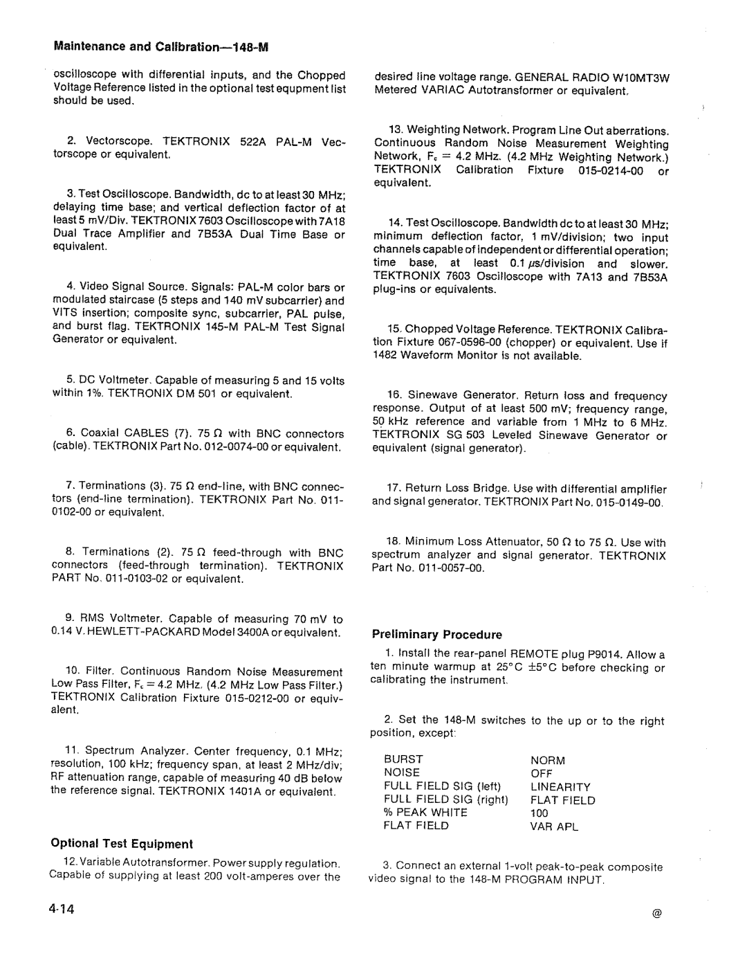 Tektronix 148-M manual 