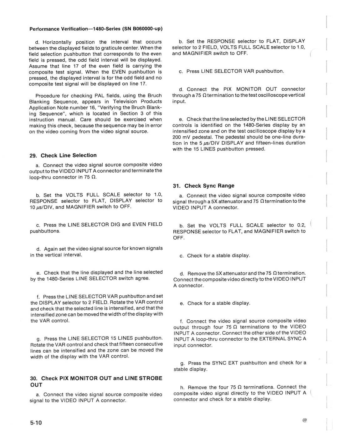 Tektronix 1480-SERIES manual 