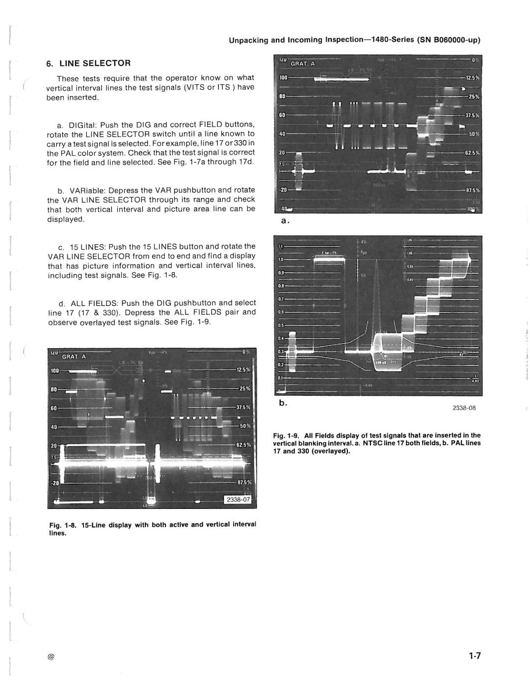 Tektronix 1480-SERIES manual 