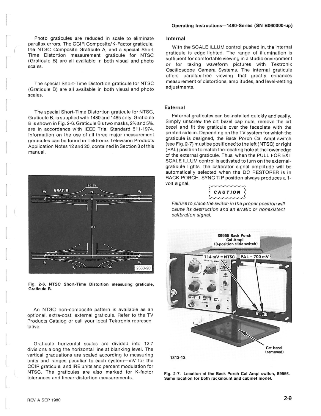 Tektronix 1480-SERIES manual 