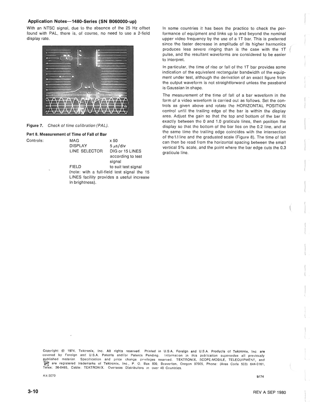 Tektronix 1480-SERIES manual 
