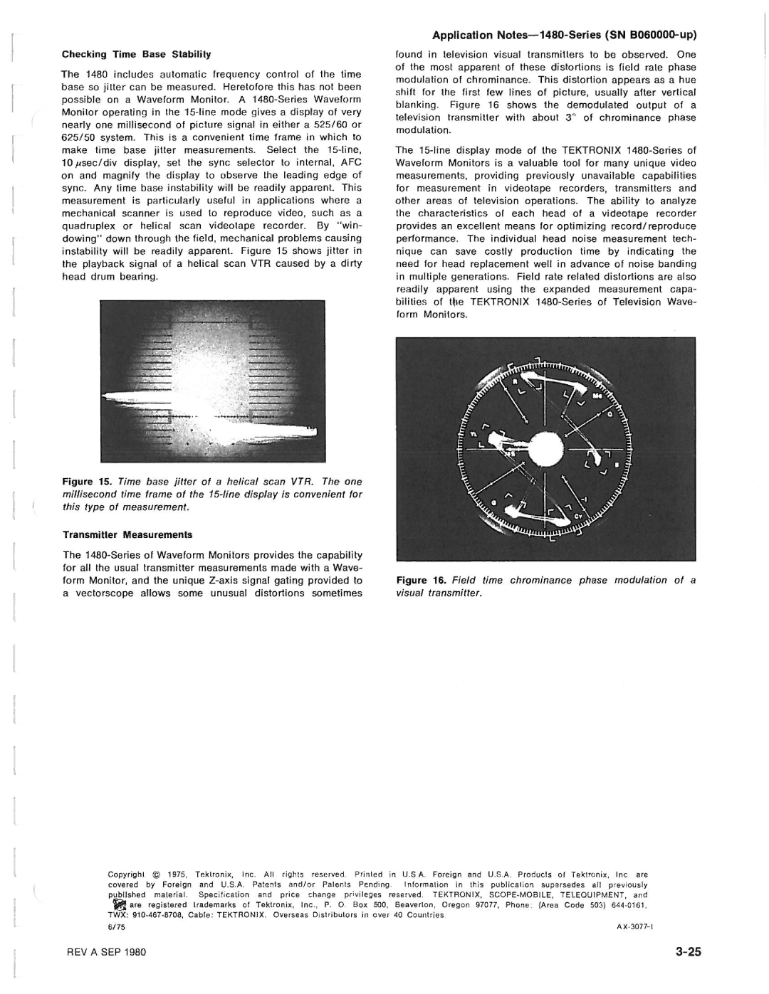 Tektronix 1480-SERIES manual 