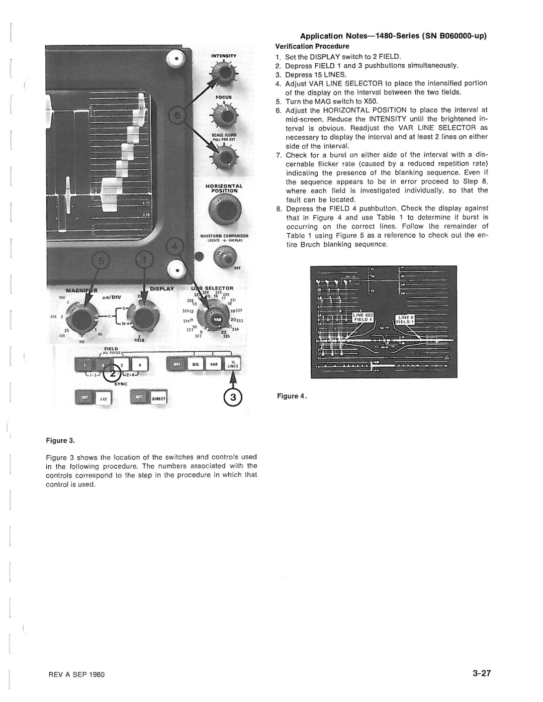Tektronix 1480-SERIES manual 