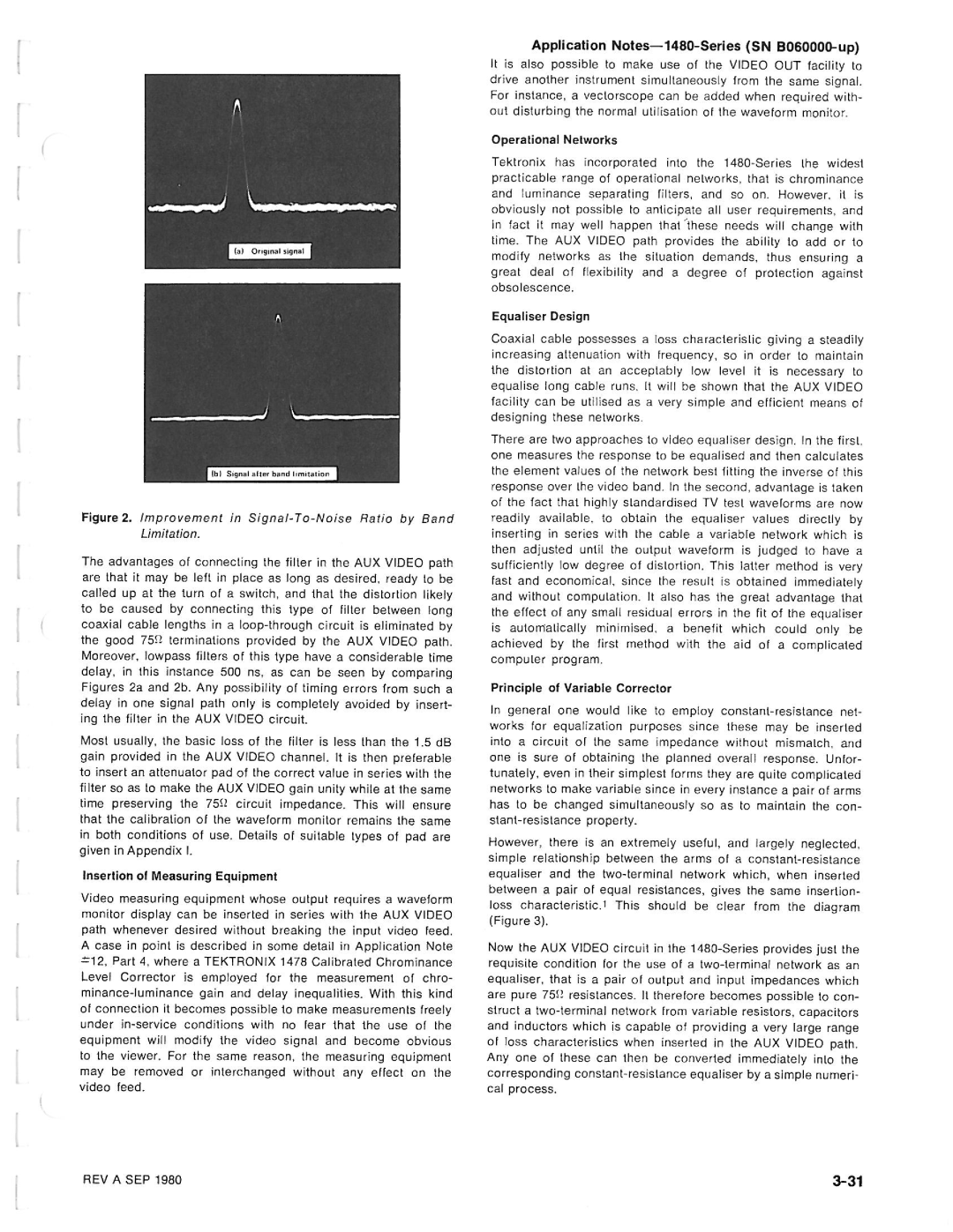 Tektronix 1480-SERIES manual 