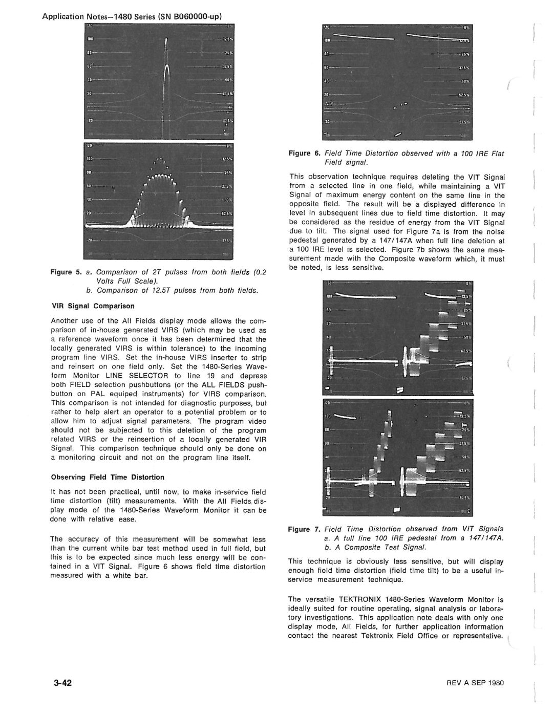 Tektronix 1480-SERIES manual 