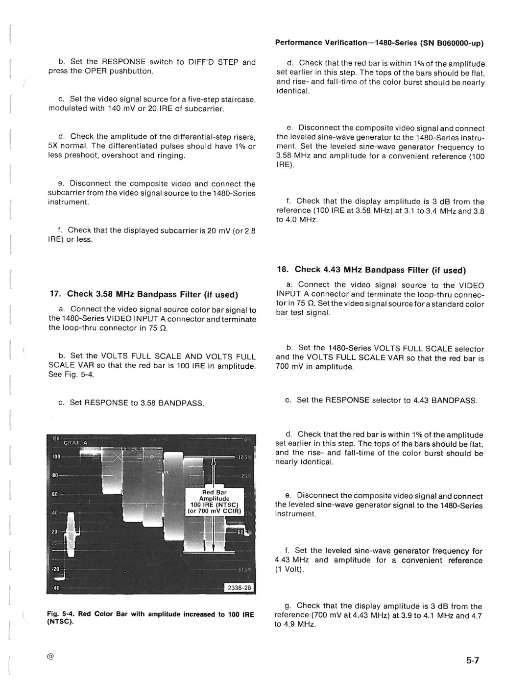 Tektronix 1480-SERIES manual 