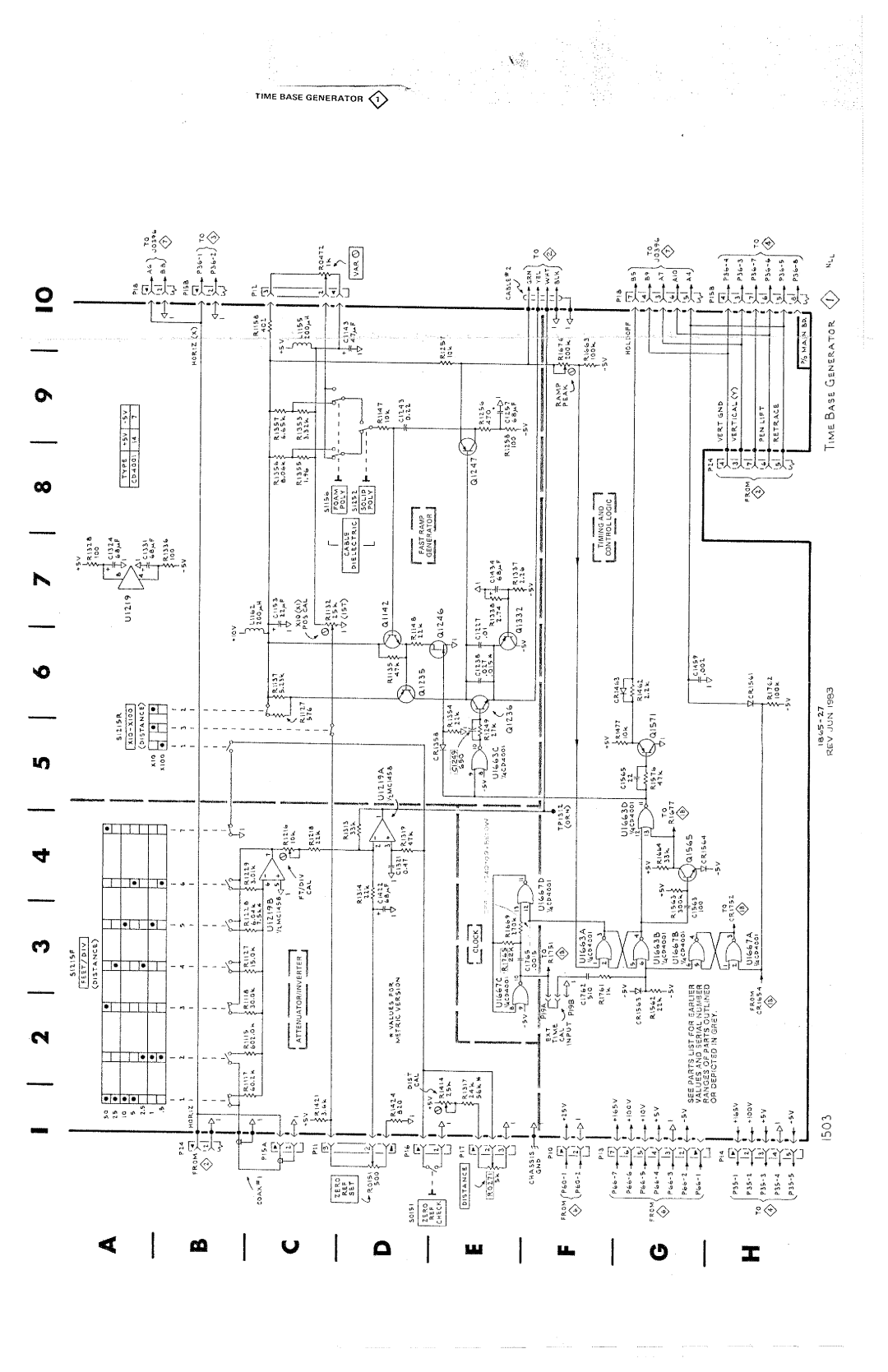 Tektronix 1503 manual 