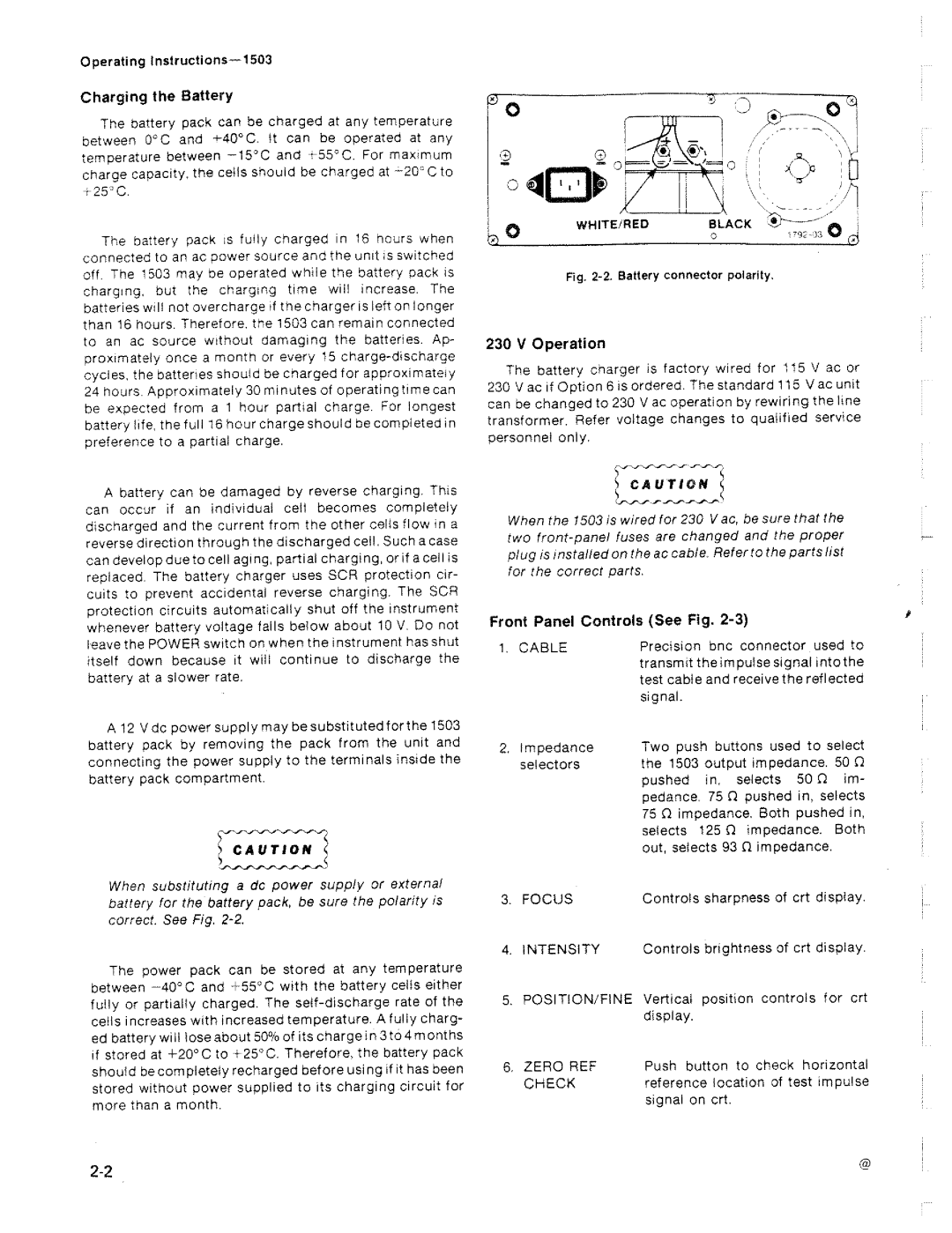 Tektronix 1503 manual 