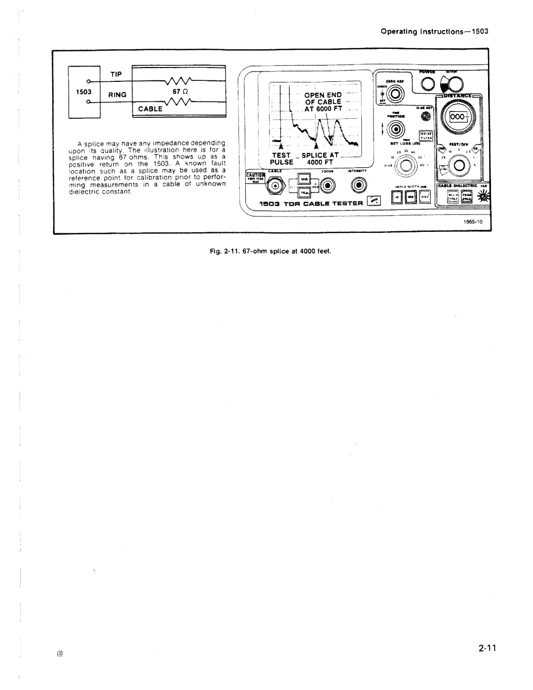 Tektronix 1503 manual 