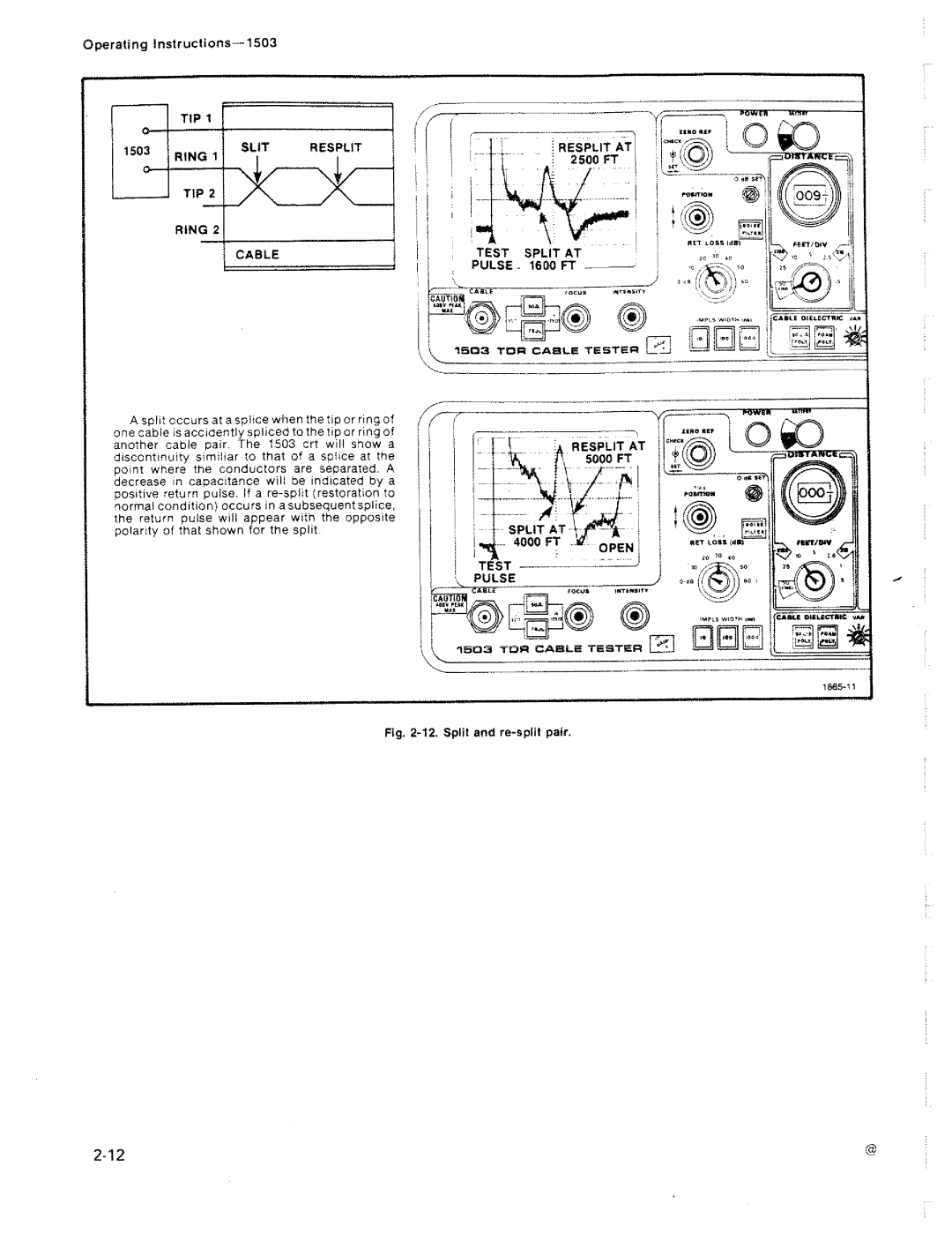 Tektronix 1503 manual 