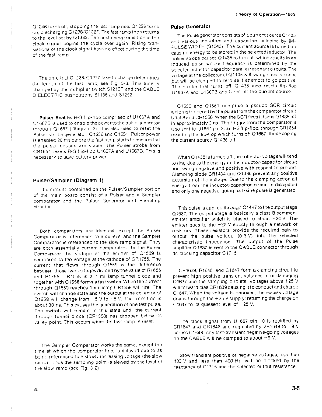 Tektronix 1503 manual 